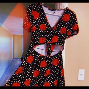 cute rose dress